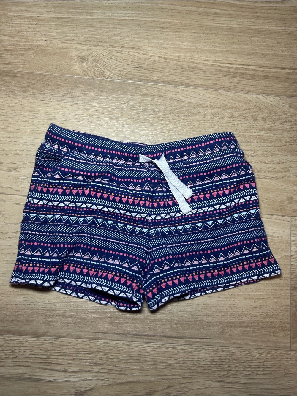 Carter's Navy Shorts with Pink Accents